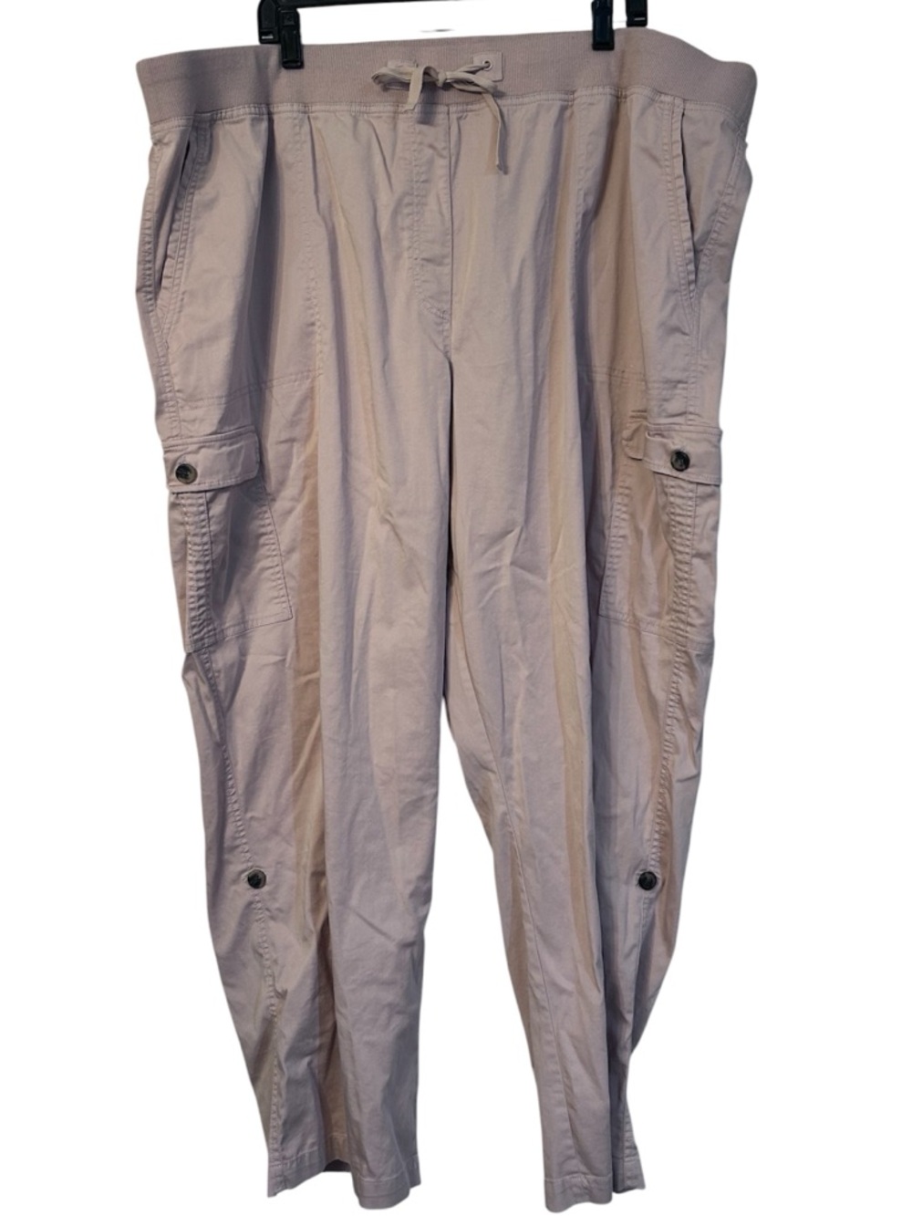 Denim 24/7 convertible cargo khaki pants, size 30W